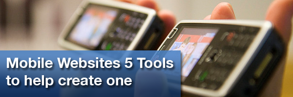 mobile website 5 tools
