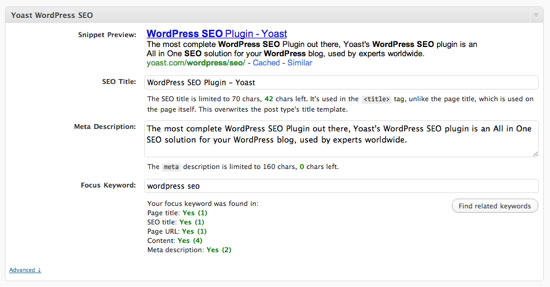 WordPress SEO Plugin WordPress SEO Plugin